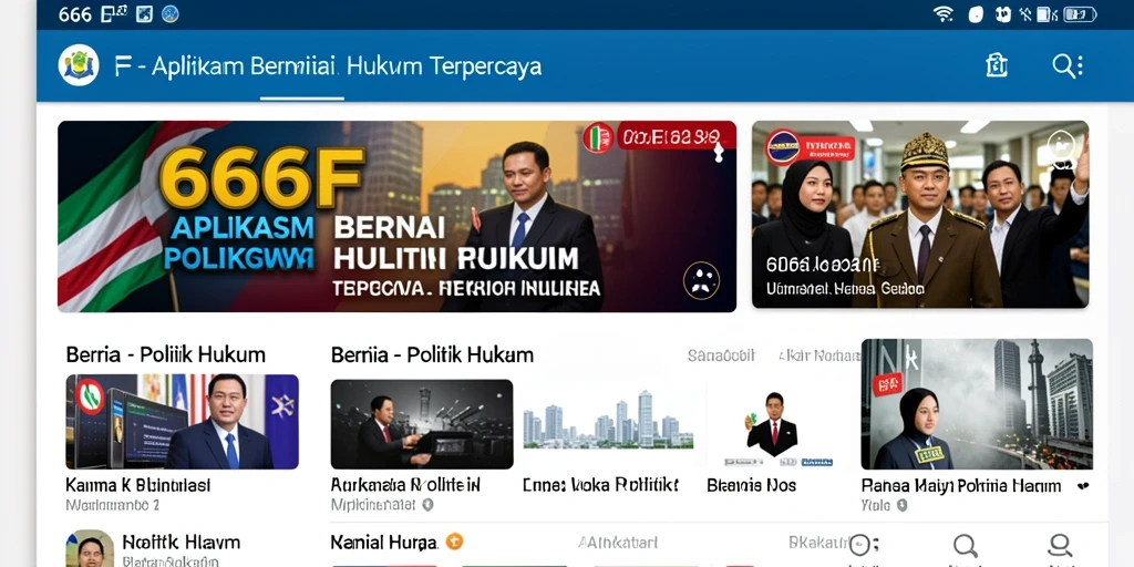 Antarmuka aplikasi 666F yang menarik dan informatif.