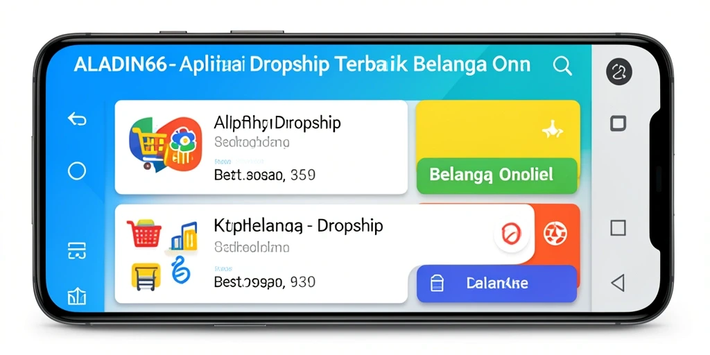 Tampilan antarmuka ALADIN66 dengan fitur dropship yang efisien.