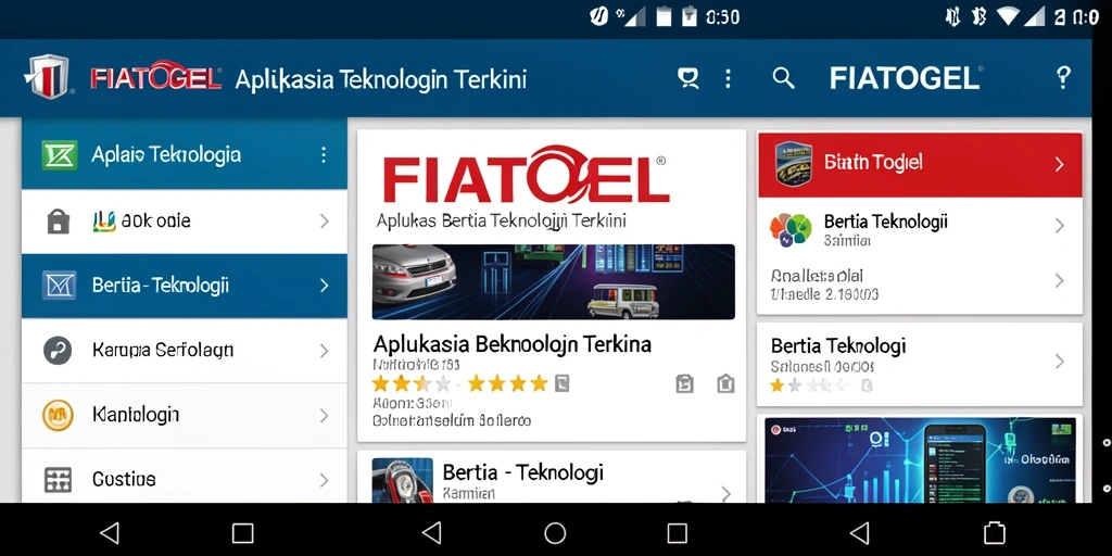 Tampilan antarmuka FIATOGEL yang modern dan informatif.