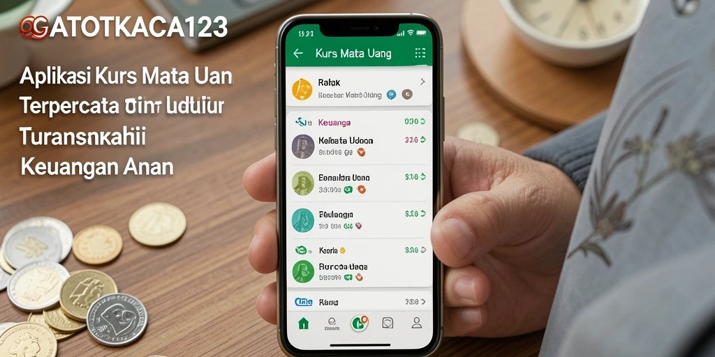 Tampilan antarmuka GATOTKACA123 yang bersih dan fungsional untuk Kurs Mata Uang.