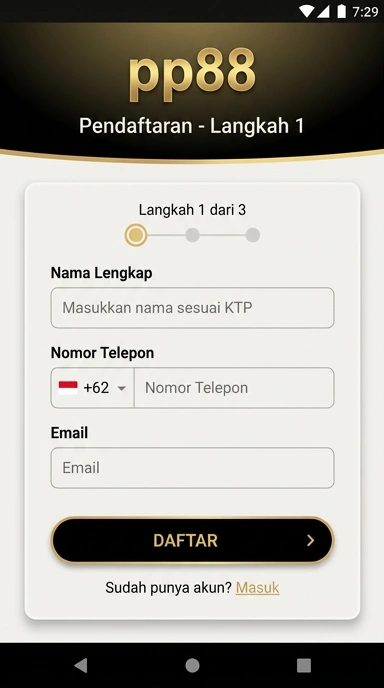 Cara Mudah Buat Akun Baru di pp88